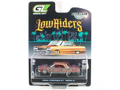 GREENLIGHT #63010-A-SP2 - 1964 Chevrolet Impala Lowrider in Raw Body Grey with Roses