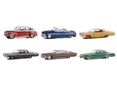 63050-CASE - Greenlight Diecast California Lowriders Series 4 6 Piece Assortment