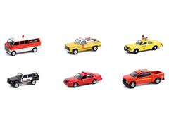 67020-CASE - Greenlight Diecast Fire Rescue Series 2 6 Piece Set