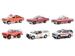 67050-CASE - Greenlight Diecast Fire Rescue Series 4 6 Piece Set