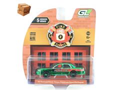 GREENLIGHT #67070-A-SP1-BOX - PFD - 2011 Ford Crown Victoria in Green Chrome - Palmyra Pennsylvania Fire Department