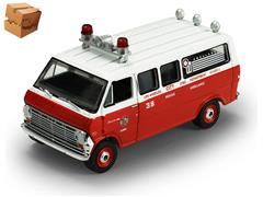 GREENLIGHT #67070-B-BOX - LAFD - 1969 Ford Econoline Ambulance - Los Angeles Fire Department