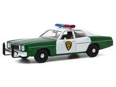84096 - Greenlight Diecast Chickasaw County Sheriff 1975 Plymouth Fury Authentic