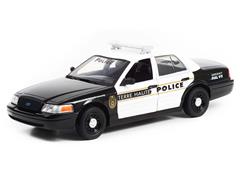 84124 - Greenlight Diecast Terre Haute Indiana Police 2011 Ford Crown