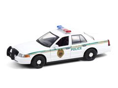 84133 - Greenlight Diecast Miami Metro Police Department 2001 Ford Crown