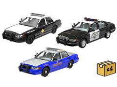 GREENLIGHT #85620-CASE - Scale Hot Pursuit Series 11 - Four 3-Piece Sets in a Non-Returnable Factory-Sealed Case