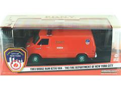 86578-SP - Greenlight Diecast FDNY 1983 Dodge Ram 1500 Van