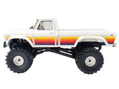 GREENLIGHT #86648 - 1977 Ford F-250 in White Free Wheeling Stripes Edition