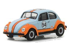 87010-D - Greenlight Diecast Gulf Oil Racer 1966 Volkswagen Beetle Running
