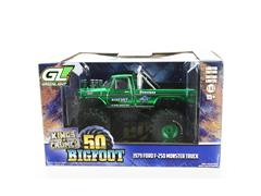 GREENLIGHT #88061-SP - Bigfoot #1 50th Anniversary - 1974 Ford F-250 Monster Truck in Green Chrome