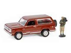 Greenlight Diecast 1978 Plymouth Trail Duster wiht Backpacker Figure
