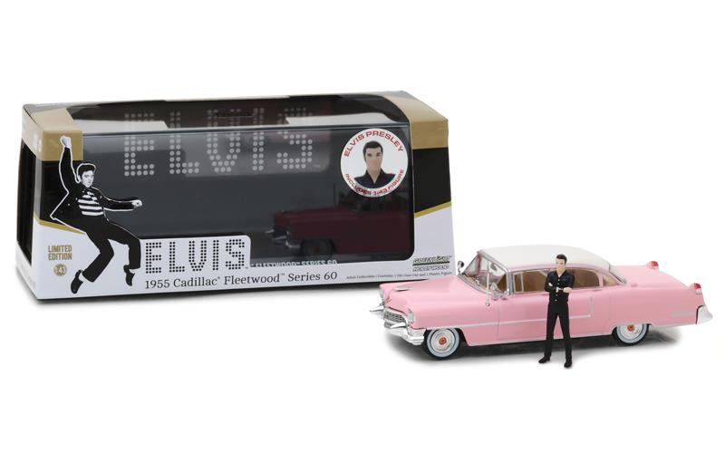 1955 Cadillac Fleetwood Series 60 Pink Cadillac with Elvis Presley