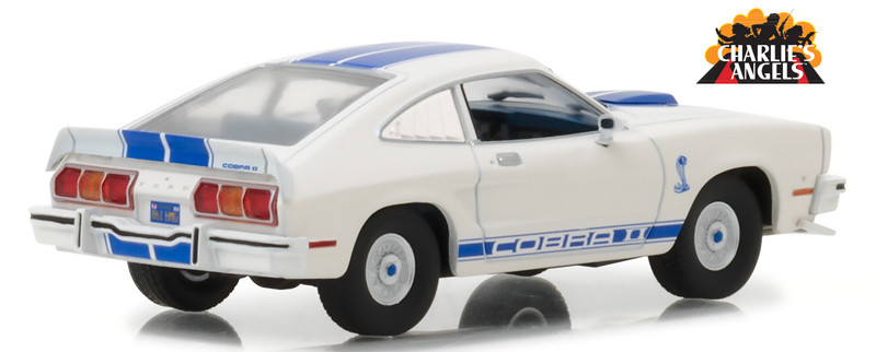 Voiture Miniature Greenlight – Ford Mustang Cobra 2 1976 – Série Charlie’s Angels – 1/43