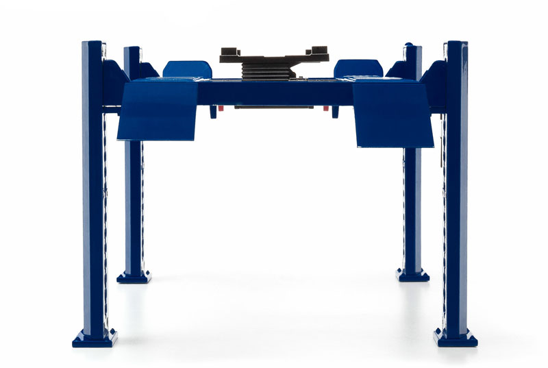 Manual Four-Post Lift in Blue - 12884