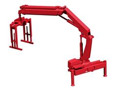 054133 - Herpa Model Hiab X Hipro Loading Crane Pallet Fork