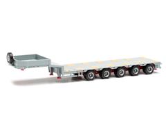 076388GY - Herpa Model Goldhofer 5 Axle Drop Deck Lowboy Trailer