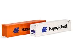 076449-HL - Herpa Model Hapag Llyod 40 Containers Set of 2