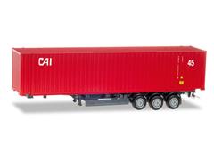 076791 - Herpa Model CAI 45 Container and Chassis high quality