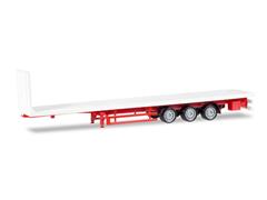 076845 - Herpa Model 3 Axle Lowliner Flatbed Trailer high quality