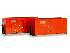 Herpa Model Boels Set of Two 20ft Power Generators