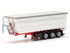 077057 - Herpa Model Covered 3 Axle Dump Trailer High Quality