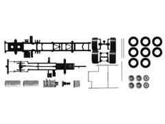 084451 - Herpa Model Volvo FH 3 Axle Chassis 2 Pieces