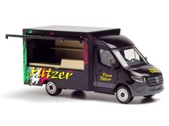 095884 - Herpa Model Pizza Flitzer Maercedes Benz Sprinter Food Truck
