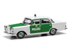 097208 - Herpa Model Police Hamburg Mercedes Benz 200 Tail Fin