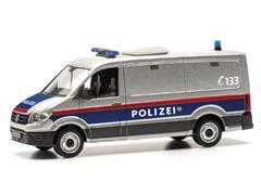 097406 - Herpa Model Austria Police Volkswagen Crafter Prisoner Transport high