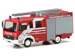 097451 - Herpa Model Fraport Fire Service Mercedes Benz Atego Fire