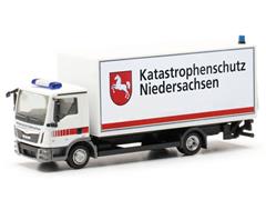 097673 - Herpa Model Katastrophenschutz Niedersachsen Disaster Relief MAN TGL Box