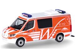 097826 - Herpa Model Feuerwehr Wiesbaden Fire Service Mercedes Benz Sprinter