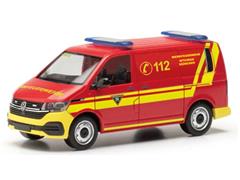097932 - Herpa Model Bavaria_Munich Fire Service Volkswagen T61 Half Bus