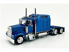 HO LOGISTICS #HL-W90006 - Kenworth W900L 2-Axle Sleeper Cab in Metallic Blue