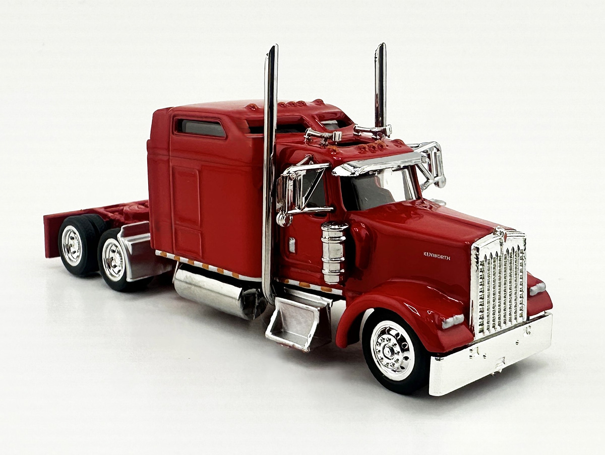 Kenworth W900L 2-Axle Sleeper Cab in Red - HL-W90008