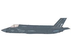 HA4619B - Hobby Master F 35B Lightning II VMFA 214 Black