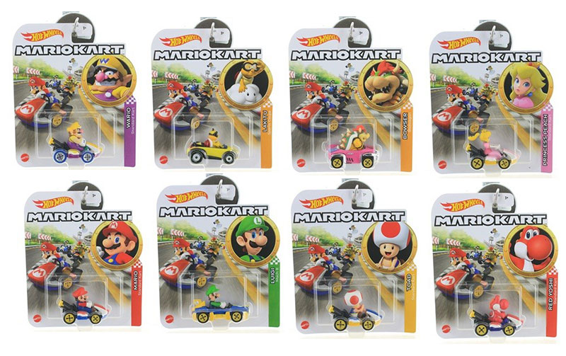 Mario Kart Assortment - 8-Piece - GBG25-957R-SET