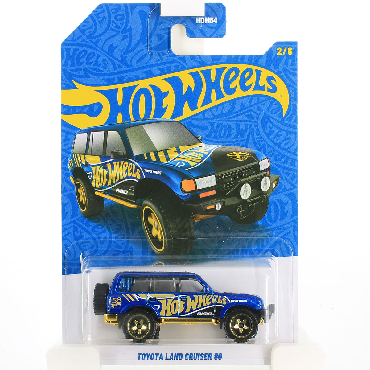 Toyota Land Cruiser 80 in Blue and Gold - HDH54-JKX88