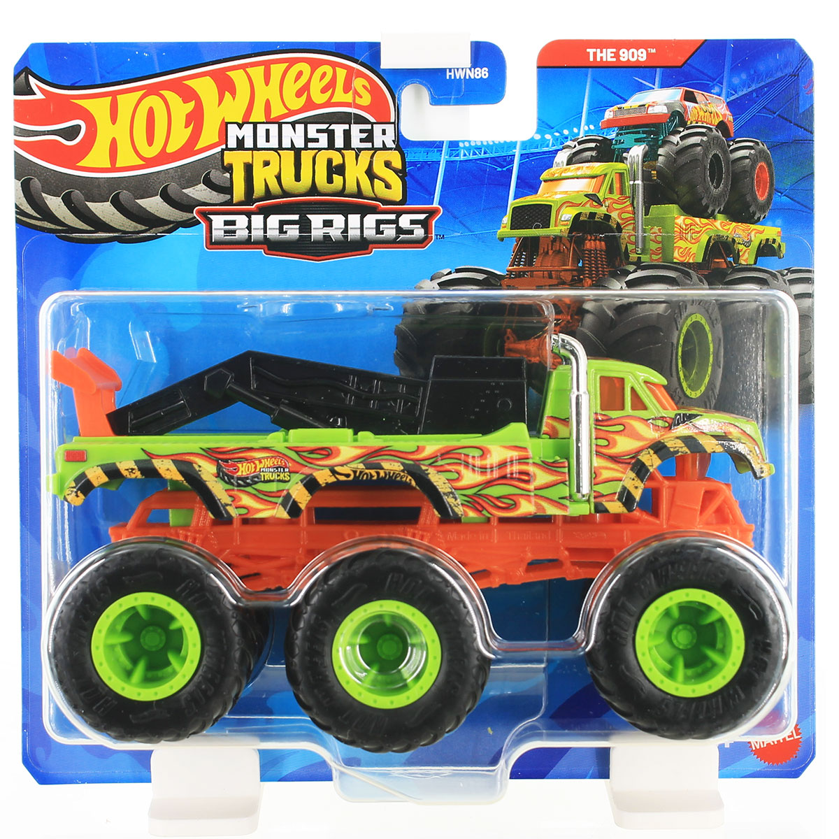 ニンナ トラモント Hihha オリカラ The 909 in Lime Green with Flame Graphics and Orange Chassis