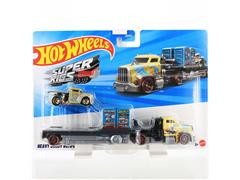 HOT WHEELS #BDW51-JCM45 - Heavy Doody Dumper in Black Gold Blue and Beige