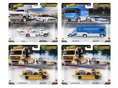 HOT WHEELS #FLF56-957J-CASE - Team Transport Premium - 4-Piece Set in a Non-Returnable Factory-Sealed Case