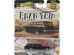 HOT WHEELS #FPY86-JKF39 - 1964 Chevrolet Nova Station Wagon in Black