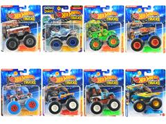 HOT WHEELS #FYJ44-992F-CASE - Hot Wheels Monster Trucks - 8-Piece Set in a Non-Returnable Factory-Sealed Case