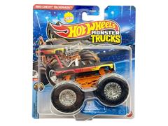 HOT WHEELS #FYJ44-JHY36 - 1983 Chevy Silverado - Crash Legends - Hot Wheels Monster Trucks