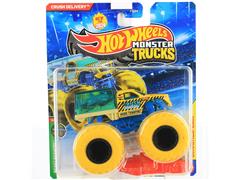 HOT WHEELS #FYJ44-JHY45 - Crush Delivery Shark Transport - Beast Bashers