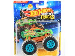 HOT WHEELS #FYJ44-JHY70 - Sand Blazer Monster Truck - Freestyle Wreckers