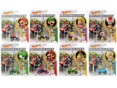 HOT WHEELS #GBG25-958C-CASE - Mario Kart Assortment - 8-Piece Set in a Non-Returnable Factory-Sealed Case