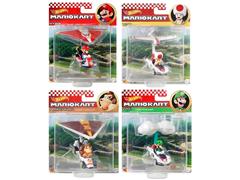 HOT WHEELS #GVD30-956S-CASE - Mario Kart Gliders 4-Piece Set in a Non-Returnable Factory-Sealed Case