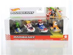 HOT WHEELS #GWB36-GWB38 - Mario Kart 4-Pack Playset