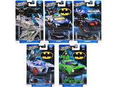 HOT WHEELS #HDG89-956T-SET - Batman - Silver Series - 5-Piece Set